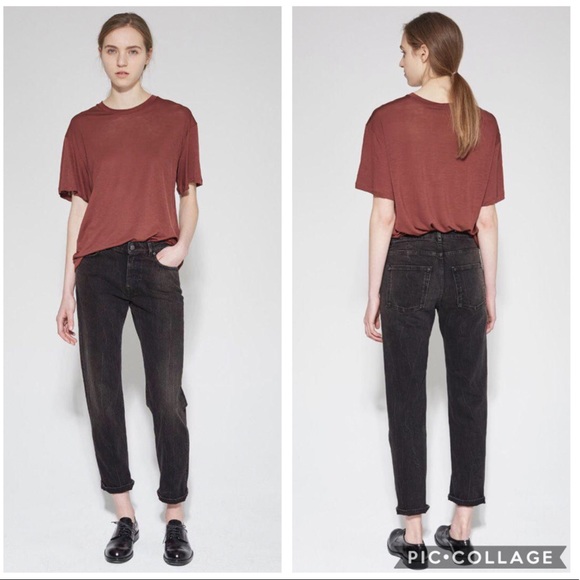 Acne Studios Denim - EUC Acne Studios Row Black Crease Boyfriend Jeans